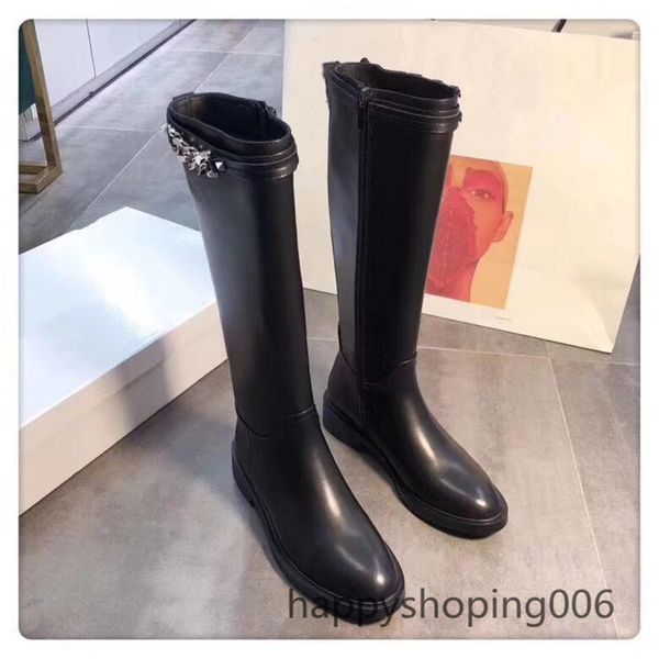 

new variation boot brand buckle knee boots high boots women's kelly boot fashion over the knee size35-40, Black