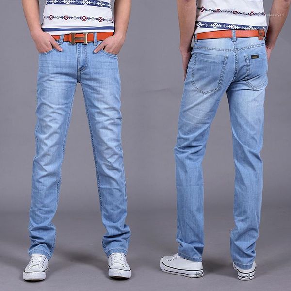 

spring summer jeans utr thin 2017 men's fashion jeans menpants clothes new fashion brand1, Blue
