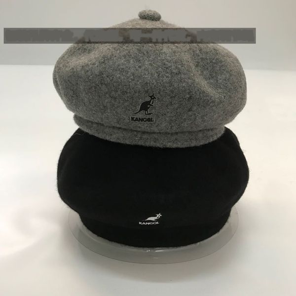

3knmv kangaroo kangol63 pumpkin hat duck pumpkin beret tongue beret the same woolen cloth kangaroo hat is fashionable and versatile