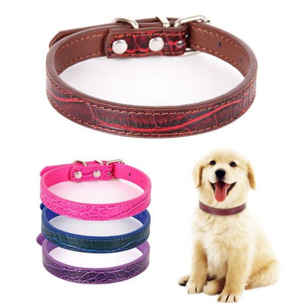 

dog collars & leashes puppy collar for dogs leash chain traction pu leather pets supply german shepherd huskie pitbull