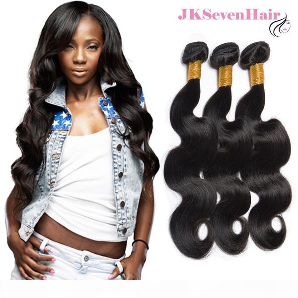 

10a grade virgin brazilian body wave human hair bundles deal 3pcs peruvian indian malaysian natural black hair weaves with high quality