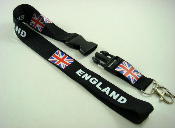 

wholesale100 pcs strap lanyard, phone neck new england flag lanyards, Silver