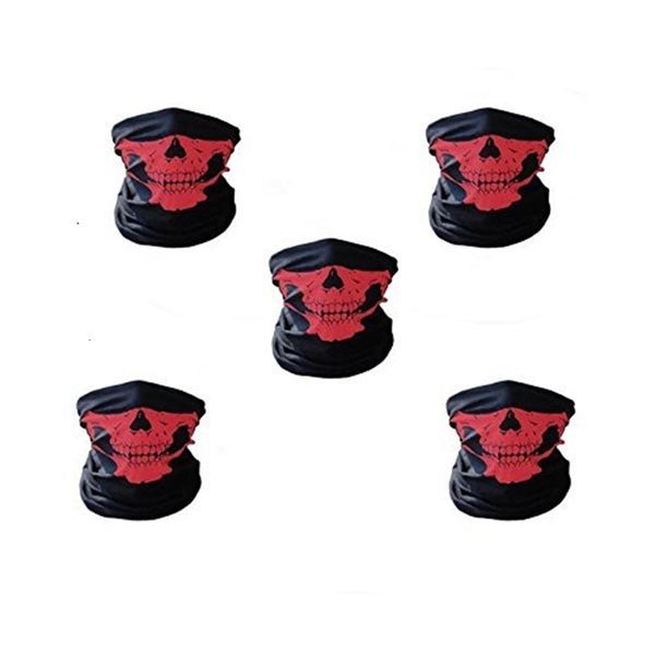 

face motorcycle windproof cycling mask scarf half tribal classic skull soft polyester facemask headwear warmer cap neck