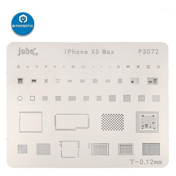 

jabe reballing stencil for xr xs xsmax bga reballing stencil template pcb bga soldering kit welding tool kit1