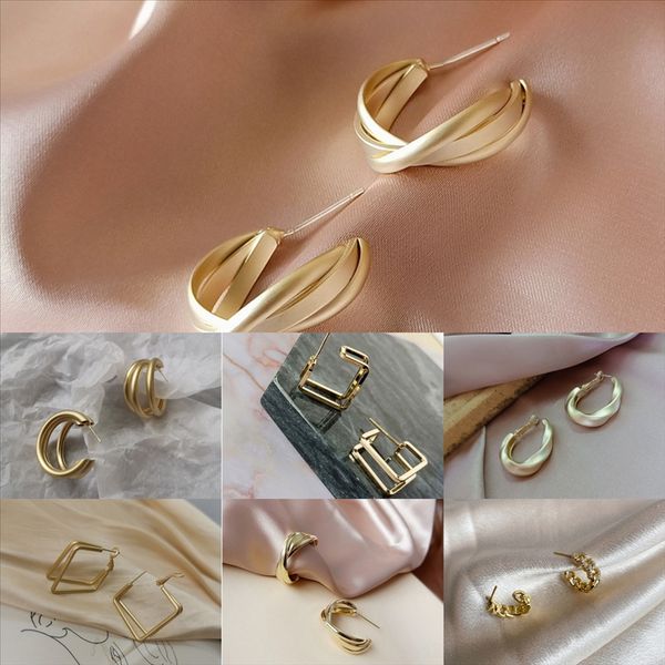 

s5m fashion adorable girls earring silver sterling silver dainty design delicate 2012 earring multiple moon star studs, Golden