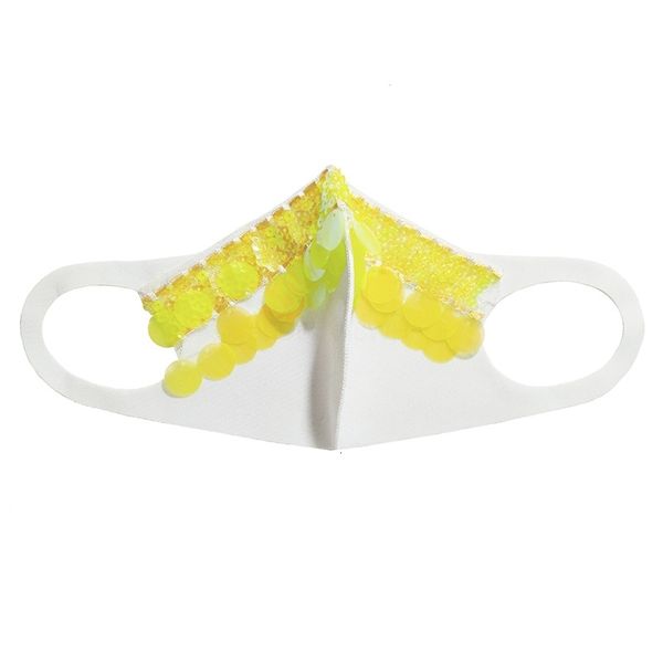 

designer printed bling women face sequins cycling camping travel mask washable#333