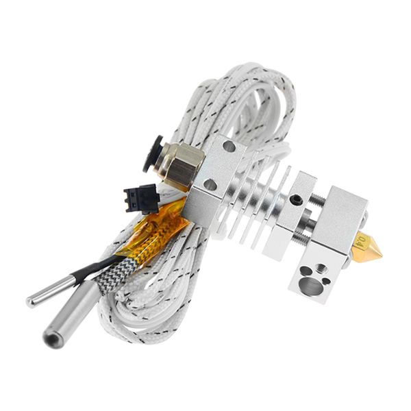 

durable assembled extruder end kits 1.75mm 0.4mm nozzle 50w j-head for ender 3 cr-10 cr-10s printer accessories kits sets