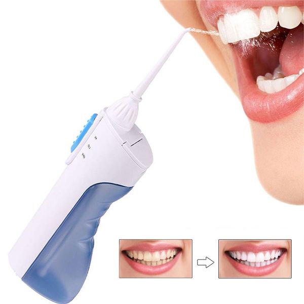 

2 mode portable water dental flosser oral irrigator handhold water jet floss interdental brush tooth whitening spa cleaner tools