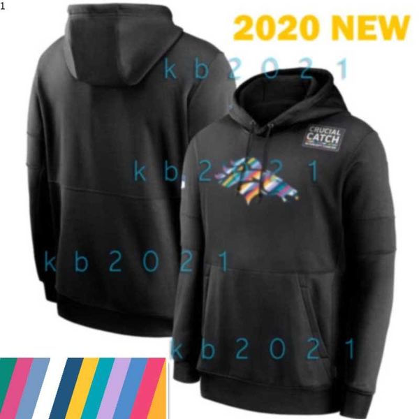 

2020 новый денвер бронкос толстовые толстовки мужчины woent kid cabless crecial catch sideline products pullover football hoodie black 02, Black;red