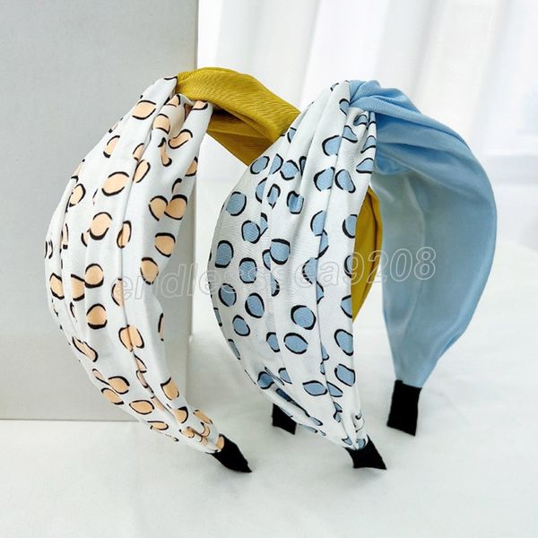 

print cloth cross patchwork bezel hairband women clips hair accessories headband opaska do wlosow bandeau cheveux diademas, Silver