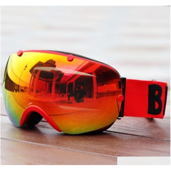 

professional double layers uv400 protection goggles anti-fog big ski mask glasses skiing men women snow snowboard skiing eyewear