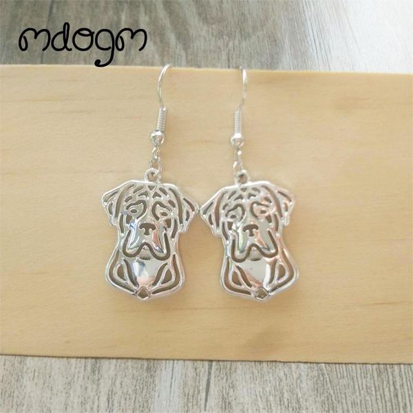 

dangle & chandelier 2021 cute cane corso dog animal pendant drop earrings silver-plate kawaii funny summer metal for women girls woman ladie