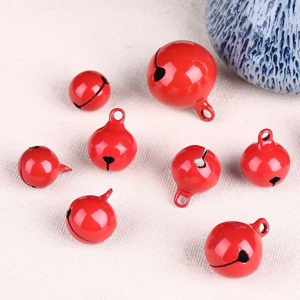 

20шт красивые медные свободные бусины джингл колокольчики рождественские украшения кулоны diy ремесел аксессуары ручной работы много размер