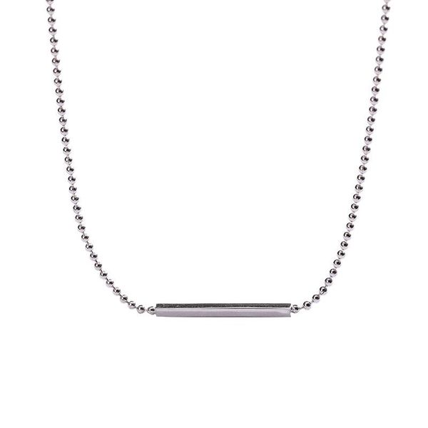 

harlig sterling silver 925 silver color cool popular necklace choker for women allergy fashion jewelry trendy style, Golden;silver