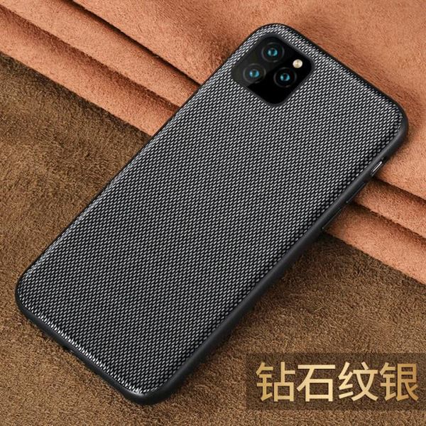 

fhx-qb1 diamond pattern кожаный чехол для телефона для iphone 6s 7 8 plus xr xs max 11 pro max 360 полная защитная крышка sqctlk