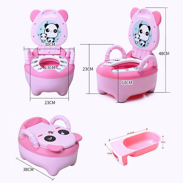 

portable baby pot toilet seat pot for kids potty training seat children's potty baby toilet multifunction training potty toilet 201117