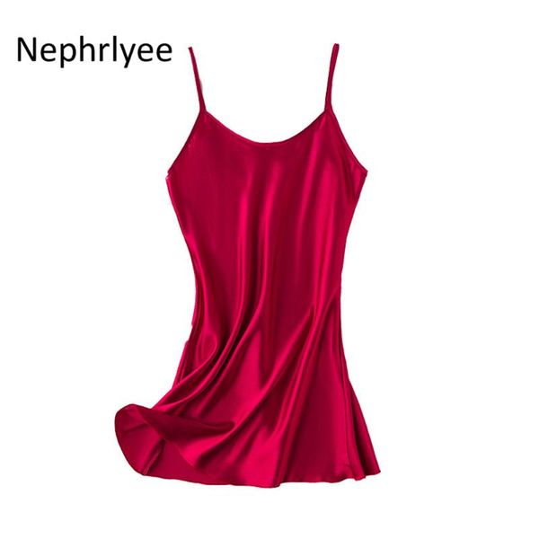 

women's sleepwear women rayon red white bride bridesmaid wedding lace trim dress casual home clothes nightwear s00133, Black;red