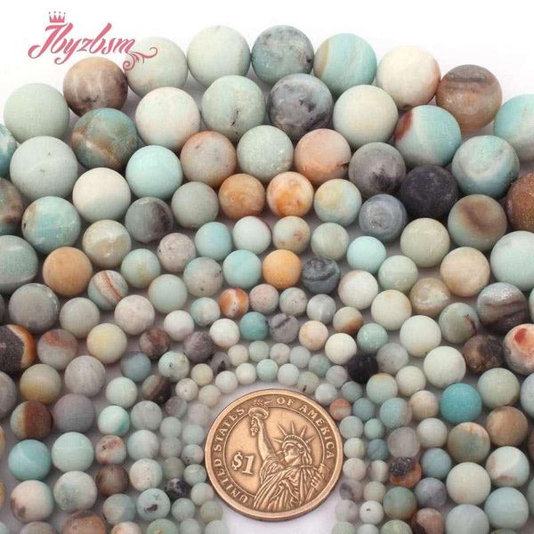 

4,6,8,10mm round multicolor frost beads loose natural stone beads for diy necklace bracelets jewelry making strand 15" bbyzhj lipper