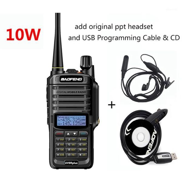 

high power real 10w upgrade for baofeng uv-9r plus waterproof walkie talkie for two way radio long range 25km uv 9r plus1