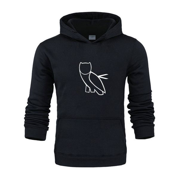 

fashion brand men's hoodies 2021 spring autumn male casual hoodies sweatshirts men's solid color hoodies sweatshirt, Black