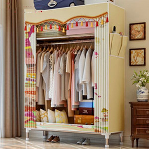 

clothes fabric folding portable closet storage cabinet bedroom home furniture armario ropero muebles