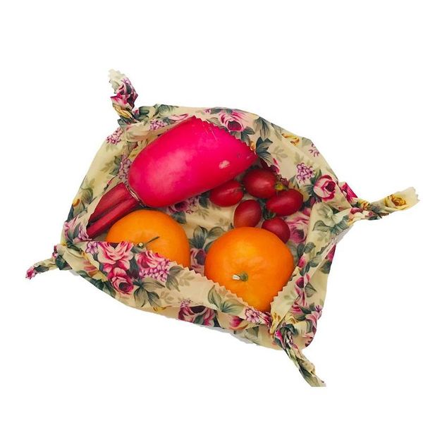 

moq:5bags=20pcs s+2m+l beeswax wraps natural zero waste plastic food storage wrap wrapper eco-friendly reusabl qylcjq wphome