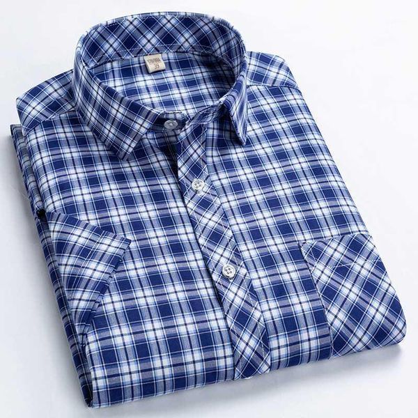 

summer fashion cotton dress shirt men slim fit plaid plus size 5xl casual short sleeve shirts1, White;black