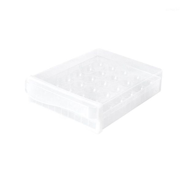 

kitchen refrigerator storage box egg storage box rectangular transparent compartment with lid egg1