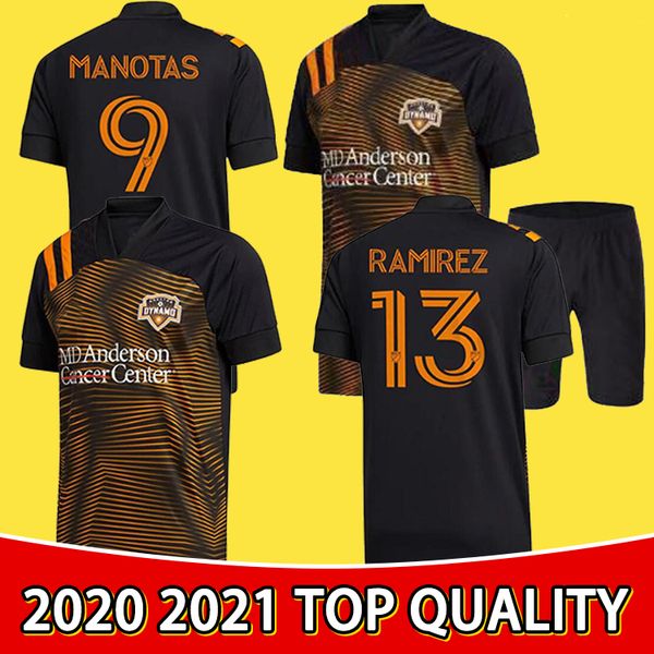 

2020 houston dynamo soccer jersey 20 21 mls #7 elis manotas uniform men kids kit dynamo #13 ramirez darwin jr high-quality football shirts, Black;yellow