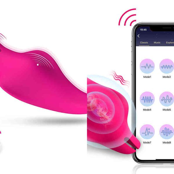 NXY Vagina Balls App Afstandsbediening Vibrator Voor Vrouwen Volwassen Wearable Slipje Vrouwelijke Sex Toys Dildo Clitoride Stimuleren1211