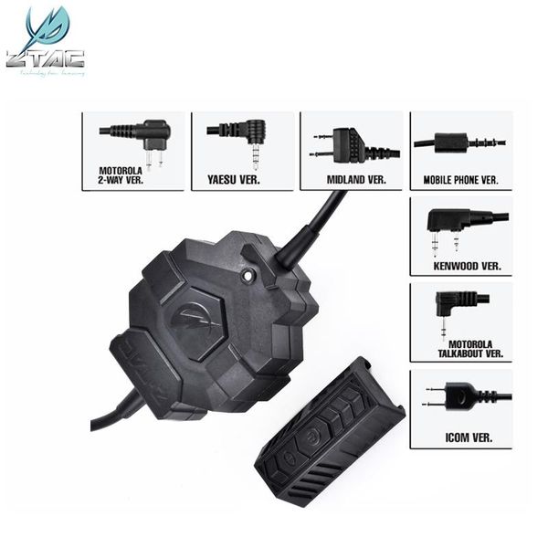 

z-tac style wireless padapter fo army cs field radio microphone accessories z123