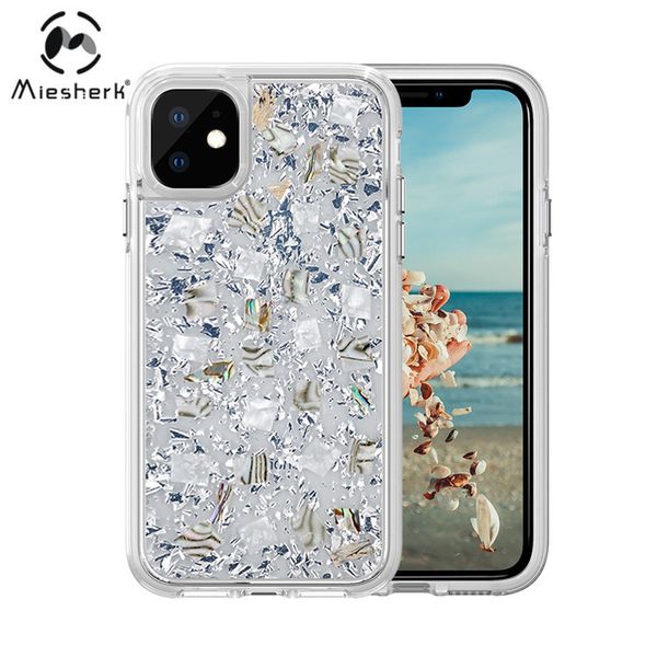

wholesale customized 2 in 1 glitter mobile phone shell for iphone 11 case 2019