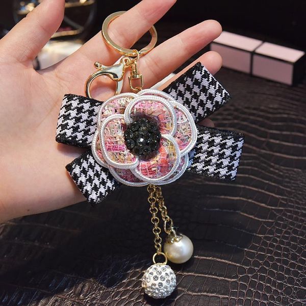 

new cute flower key chain gifts for women llaveros mujer car bag keychain accessories keyring holder jewelry party gift eh356 h jllioi