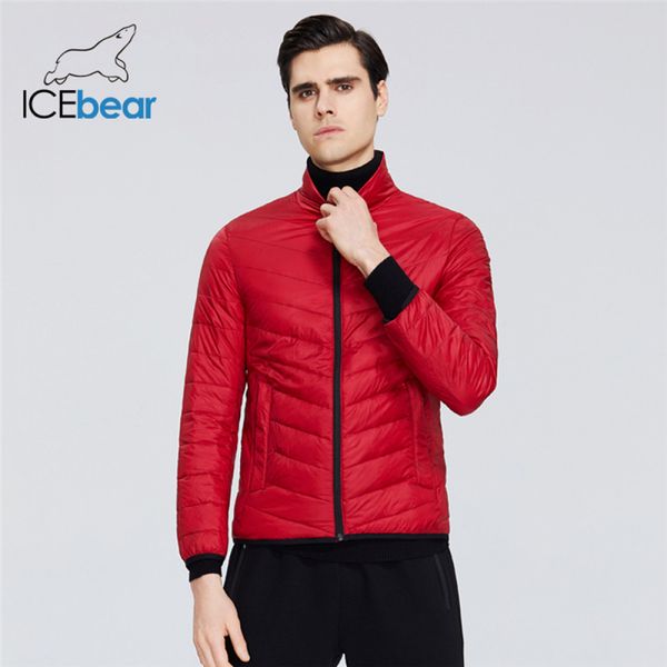 

icebear new lightweight men's down jacket quality male jacket men spring coat warm men clothing mwy19999d 201126, Black
