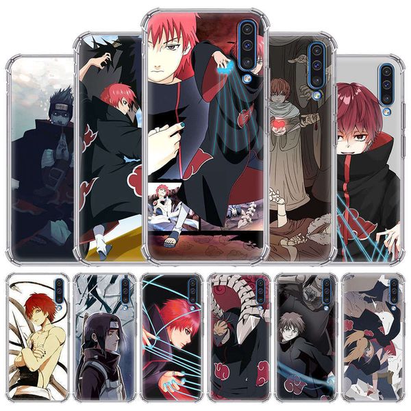 

sasori naruto akatsuki transparent soft sheath, suitable for samsung galaxy a51, a71, 5g, uw, a21s, a31, a41, a42, a11, a01, m31s, m51, m21