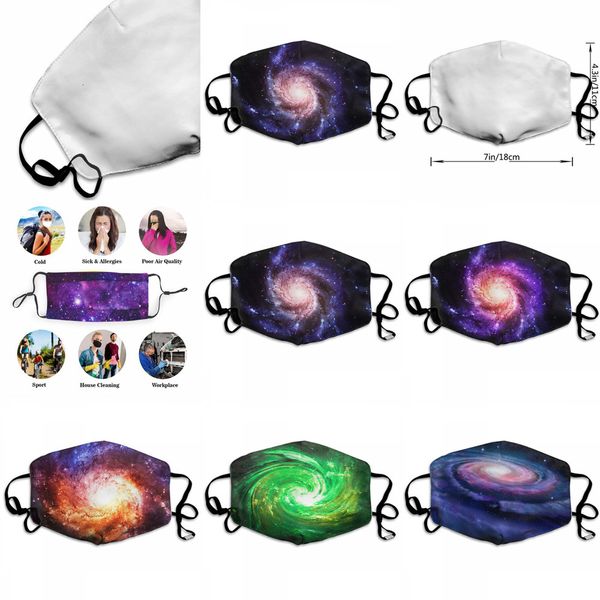 

fashion reusable dustproof washable face mask colorful galaxy lesvsoutletaeak