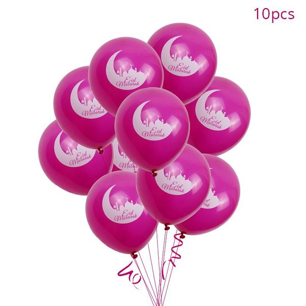 

10 шт. ramadan mubarak воздушные шары мусульманский фестиваль ид мубарак баллон декор ramadan kareem исламский домашний декор поставляет eid