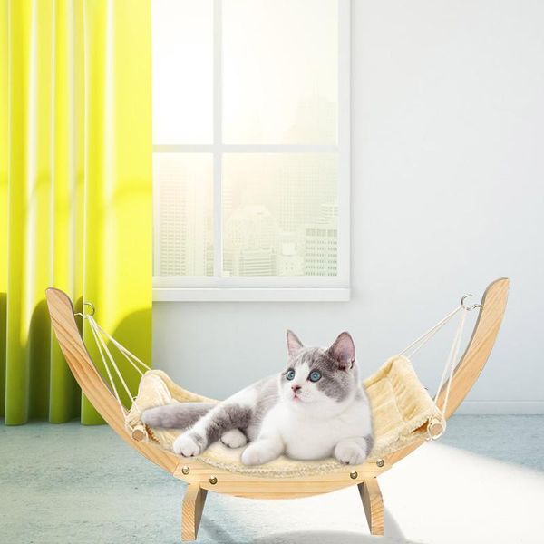 

warm winter cat bed soft pet cats hammock puppy kitten hanging beds mat with durable wood frame for sm bbyriw