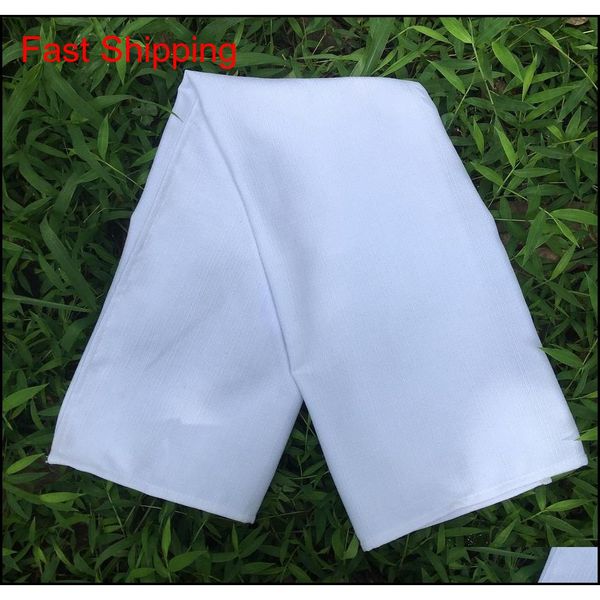 

100% polyester linen plain white tea towel soft blank kitchen dish towel 50x70 c qylyec bde_luck