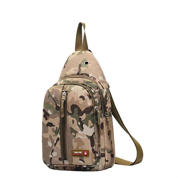 

tactical chest bag outdoor camouflage chest bag shoulder messenger sports riding multifunctional small