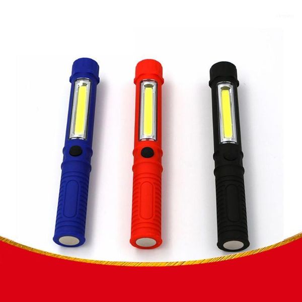 

portable lanterns multi-function cob maintenance lamp with magnet pen shaped working outdoor led lighting portable1