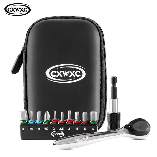 

ratchet wrench bicycle tools kit 10 in 1 multitool wrench for bike repair tools hex key wrench mtb road cycling bike tool set