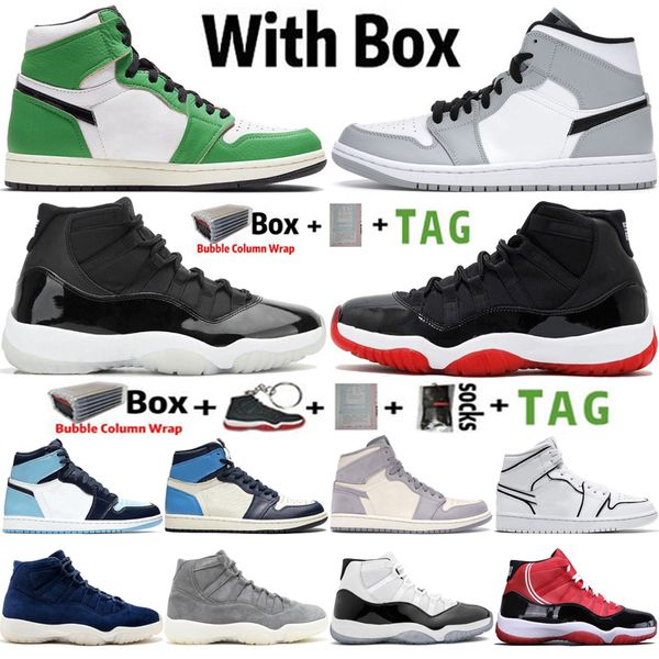 

2021 with box high og jumpman 1 hyper royal university blue 1s mens athletic basketball shoes 11 11s 25th anniversary concord bred men sneak