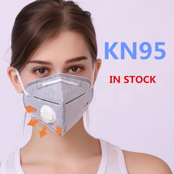 

kn95 mask reusable single package dustproof facial respirator protective mouth breathable face masks with vavle