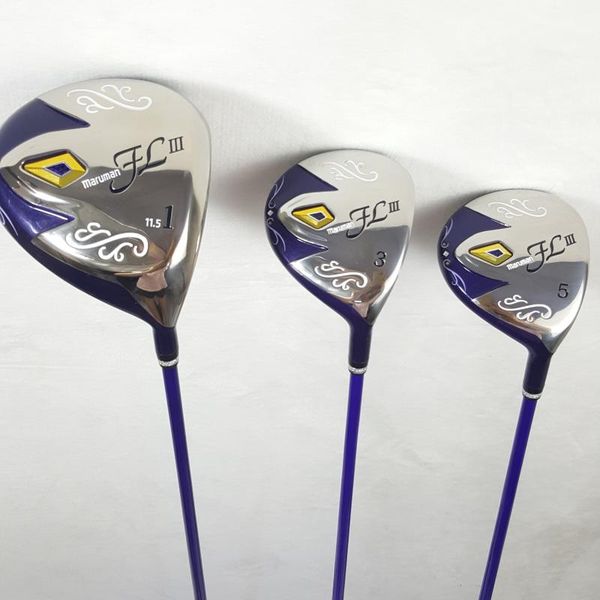 

совершенно новые женские гольф-клубы полный набор fl iii гольф-клубы fairway woods graphite l fleck с headcover бесплатная доставка