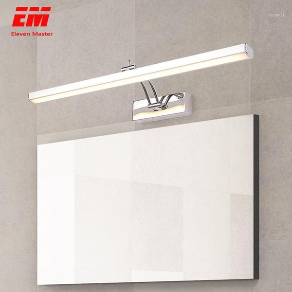 

led wall light bathroom mirror lamp warm white /white washroom wall lamp fixtures acrylic 7w 9w makeup mirror light zjq00061
