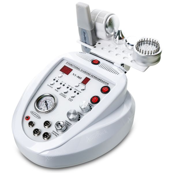 

5in1 diamond microdermabrasion skin scrubber dermabrasion peeling machine ultrasonic cold treatment pn ultrasound skin care device