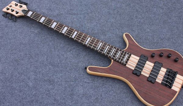 

4 string electric bass guitar neck thru body,right hand