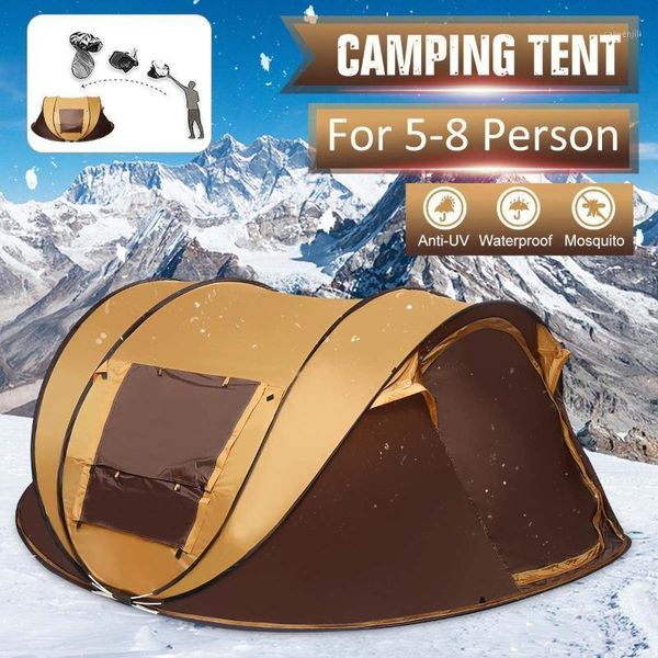 

sgodde 2-8 people fully automatic camping tent windproof waterproof automatic -up tent outdoor instant setuptent 4 season1