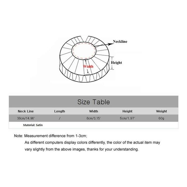 

women satin renaissance elizabethan ruffled fake collar victorian costume halloween cosplay wedding neckwear accessories wom qylffq, White